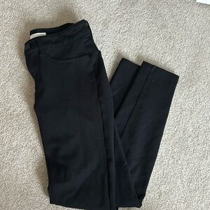 black skinny jeggings